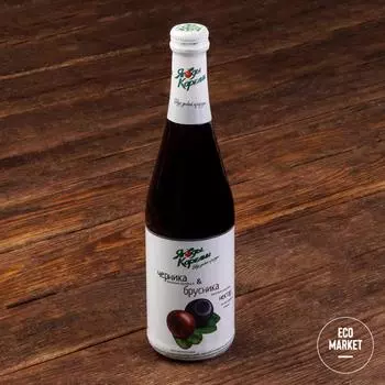 Нектар чернично-брусничный, Ягоды Карелии - 510 мл.