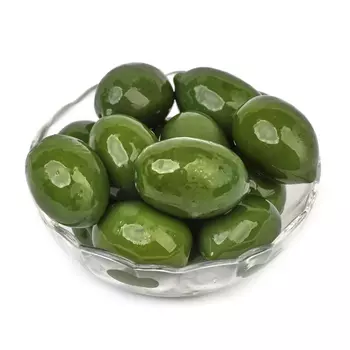 Оливки изумрудные с косточкой - 400г