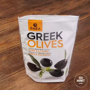 Оливки Каламата с косточкой, Gaea - 150 г