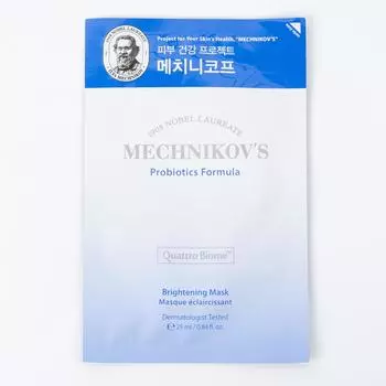 Осветляющая тканевая маска с пробиотиками Mechnikov’s Probiotics Formula Brightening Mask - 25 мл