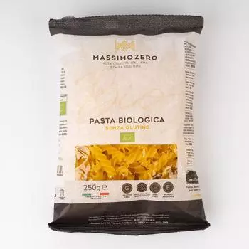 Паста Фузилли из кукурузы и риса без глютена, Massimo Zero - 250 г