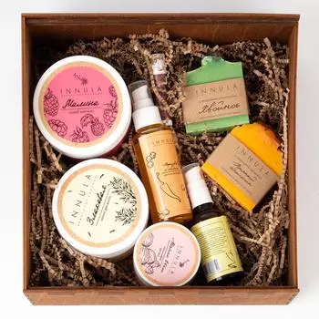 Подарочный набор Бокс деревянный