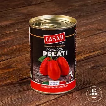 Помидоры очищенные, Casar - 400 г