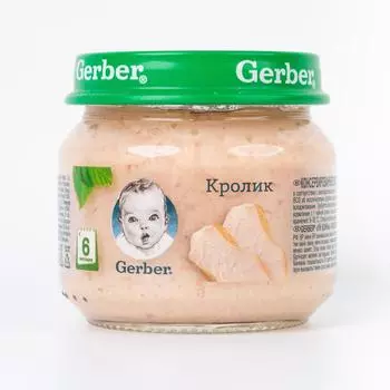 Пюре Кролик , Gerber ~ 80 г