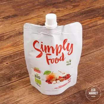 Пюре Топинамбур-яблоко-брусника ~ 160 г