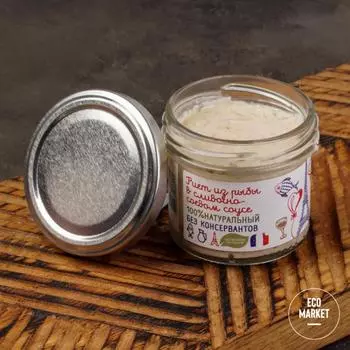 Риет из рыбы в сливочно-соевом соусе ~ 100 г