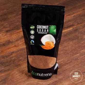 Сахар кокосовый органический Econutrena ~ 500 г