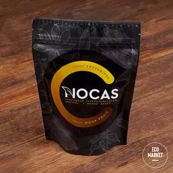 Сахарозаменитель на основе эритрита с монах фруктом Nocas ~ 300 г