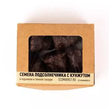 Семена подсолнечника с кунжутом в карамели и тёмной глазури Ecomarket.ru ~ 135 г