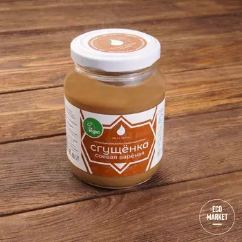 Сгущённый соевый продукт вареный, Volko Molko ~ 250 г (1 шт)