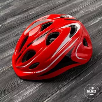 Шлем детский красный WX-A12