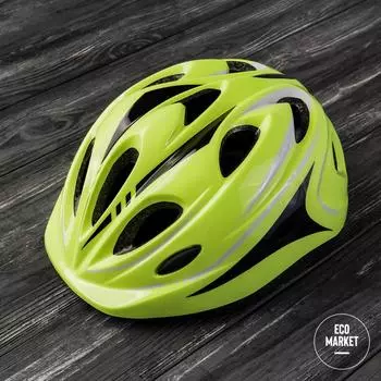 Шлем детский зелёный WX-A15