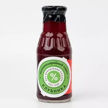 Сироп Клубника, Mr.DjemiusZero ~ 330 мл.