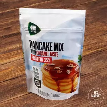 Смесь ореховая для оладьев высокобелковая со вкусом карамели ~ 300 г