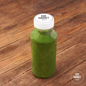 Смузи "Зелёный" (Киви, Груша, Шпинат) Ecomarket.ru - 250 мл