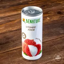 Сок "Личи" 100%, Benature - 250 мл