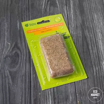 Соляная плитка с эфирным маслом Эвкалипт для бани и сауны Банные штучки - 200 г