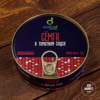 Сёмга в томатном соусе - 240 г