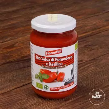 Соус из помидоров с базиликом Fiorentini БИО - 340 г