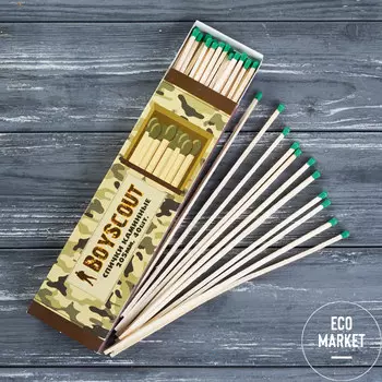 Спички каминные 205 мм, 40 штук