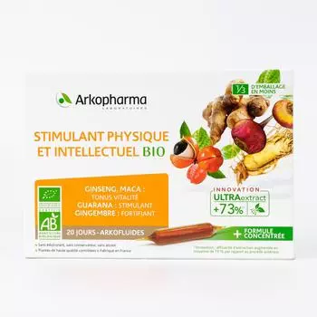 Стимулян Физик Arkopharma физический стимулятор 10 мл - ампулы 20 шт