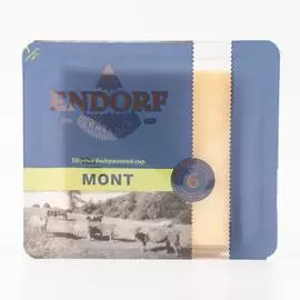 Сыр "Монт" твердый, ж.50%, ENDORF - 200 г