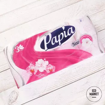 Туалетная бумага Papia с ароматом Secret Garden ~ 8 шт.