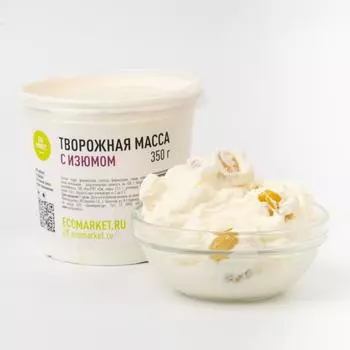 Творожная масса с изюмом Ecomarket.ru - 350 г