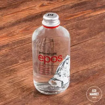 Вода минеральная Petroglyph С Т3 EPOS, газированная, стекло ~ 375 мл.