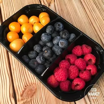 Ягодный микс Голубика Малина Физалис - 150 г