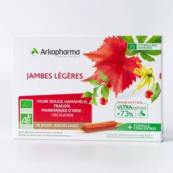 Жамб Лежер Arkopharma Легкие ноги 10 мл - ампулы 20 шт