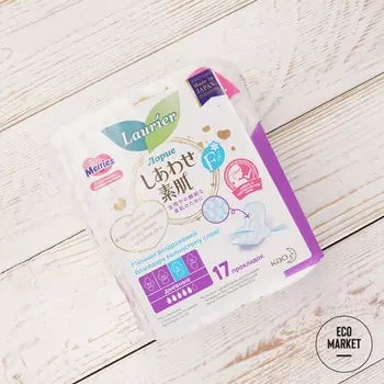 Женские дневные супертонкие гигиенические прокладки с крылышками 25 см ~ 17 шт.