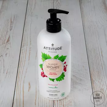 Жидкое мыло листья красного винограда, ATTITUDE Super Leaves - 473 мл