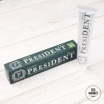 Зубная паста для ежедневного ухода, President Classic ~ 75 г