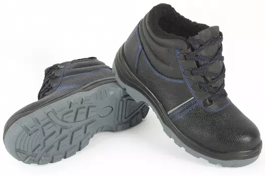 Ботинки рабочие мужские (иск.мех) МП ПУ/ПУ ЭлитСпецОбувь (арт.14/1)