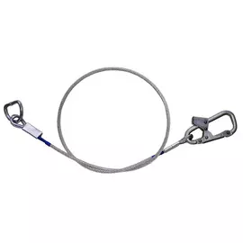 Строп Б (металл.трос в ПВХ, монтажный карабин)