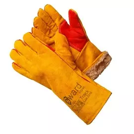 Утепленные краги Gward Track Lux Zima, спилковые усиленные, 6/60 (XY241)