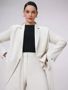 Асимметричный пиджак с запахом XS(42)