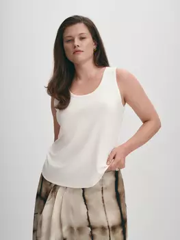 Базовый трикотажный топ из вискозы M(46)