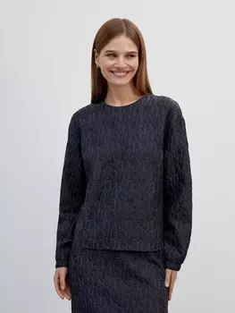 Блуза из рельефной ткани XS(42)