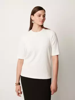 Блуза из трикотажа в рубчик LALIS