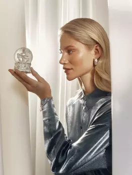 Блуза переливающаяся серебром ELIS