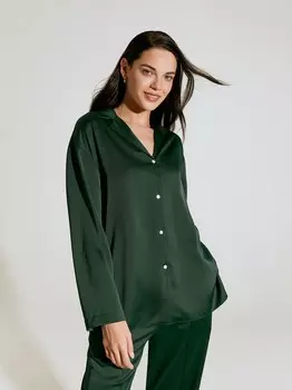 Блуза прямая атласная S(44)