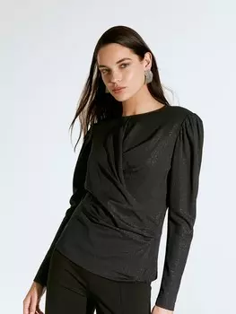 Блуза с драпировкой XS(42)