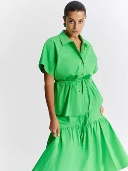 Блуза с поясом M(46)