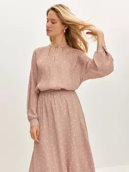 Блуза с принтом "polka-dot" XS(42)