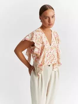 Блуза с ярким принтом LALIS