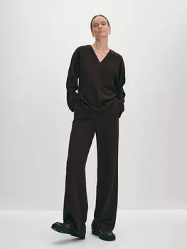 Блуза с V-образным вырезом XS(42)