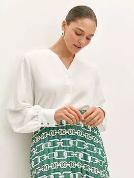 Блуза с V-вырезом M(46)