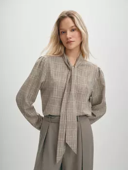 Блуза с воротником аскот XS(42)